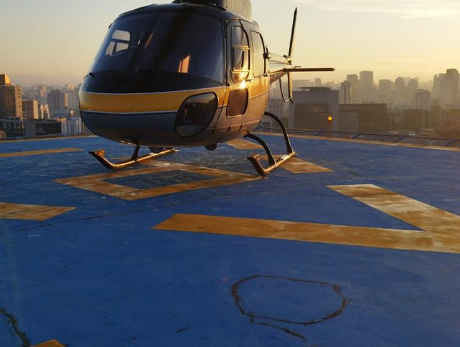 Apoio aéreo com helicóptero executivo em São Paulo