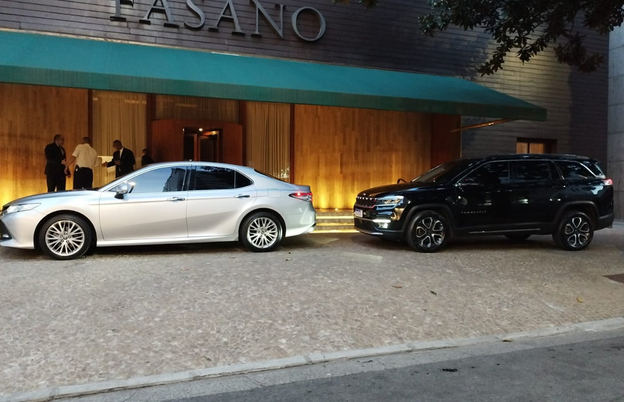 Transfer executivo no Hotel Fasano